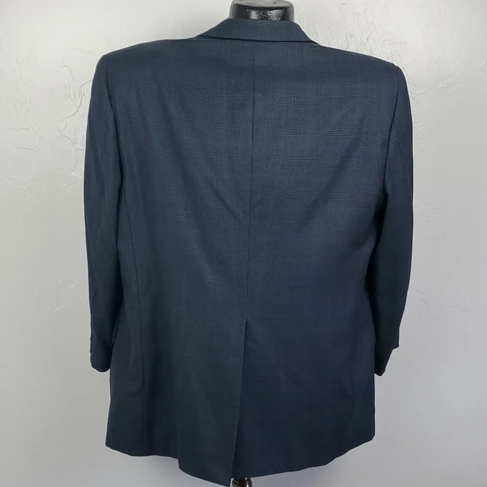 Burberry Men’s Wool Blazer Vintage 2 Button Made in USA